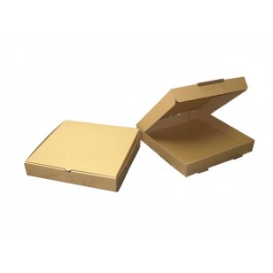 7 - Inch Brown Pizza Sweets Candy Boxes Takeaway Fast Food Pizza Cake Box 100 Pcs